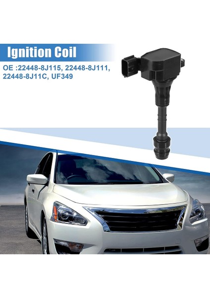 Nissan Infiniti 22433-8J115 22448-8J111 Için 22448-8J11C Yüksek Gerilim Paketi Ateşleme Bobini (Yurt Dışından)