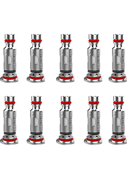 0.8 Ohm Örgü Bobin Tankı İçin 10 Adet Yedek Bobin Kafası Kiti - Gri (Yurt Dışından)