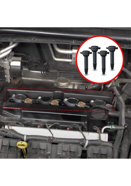 Chrysler Sebring/dodge Avenger Journey Kalibre/jeep Pusulası Için Ateşleme Bobini 04606824AC 4606824AB UF557 5C1644 (Yurt Dışından)