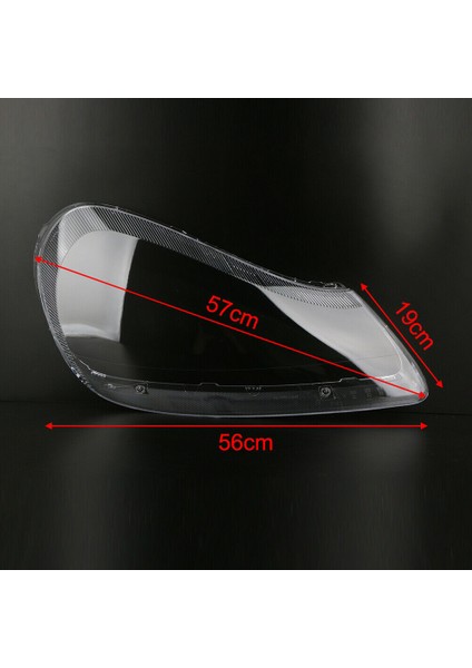 Araba Temizle Ön Sağ Far Lens Kapağı Yedek Far Far Lambası Kapağı-Porsche Cayenne 2008-2010 (Yurt Dışından)