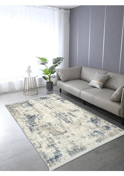 Emirgan T123A Serpme Desen Modern Akrilik Salon Halısı