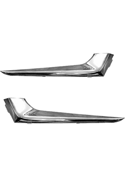 Takım Ön Tampon Sis Aydınlatma Koruması ve Krom Trim Şerit Chevrolet Malibu 2016 2017 2018 Araba Farı Izgara Kapağı Trim (Yurt Dışından)