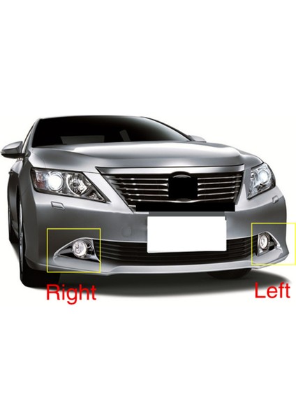 Araba Umut Ön Tampon Sis Aydınlatma Koruması Toyota Camry 2012 2013 2014 Için Abs Krom Sis Lambası Kapağı (Yurt Dışından)