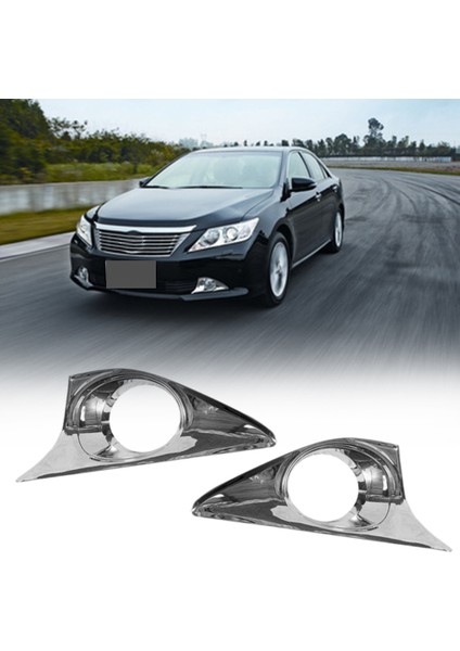 Araba Umut Ön Tampon Sis Aydınlatma Koruması Toyota Camry 2012 2013 2014 Için Abs Krom Sis Lambası Kapağı (Yurt Dışından)