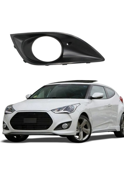 Hyundai Veloster 2012-2015 Için Sağ Sis Aydınlatma Koruması Turbo Araba Izgarası Otomatik Ön Alt Tampon Sürüş Lambası Kapağı (Yurt Dışından)