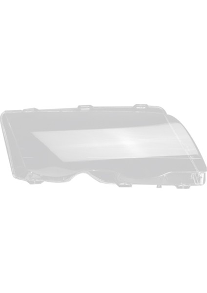 Sağ Bmw E46 3 Serisi 4 Kapılı 320 325 330 1998-2001 Araba Far Camı Kapağı Lamba Gölge Lens Kafa Işık Muhafazası Kapağı (Yurt Dışından)