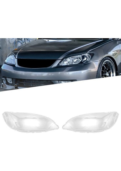 Araba Sol Far Kabuk Lamba Gölge Şeffaf Lens Kapağı Far Kapağı Honda Civic 2003 2004 2005 Için (Yurt Dışından)