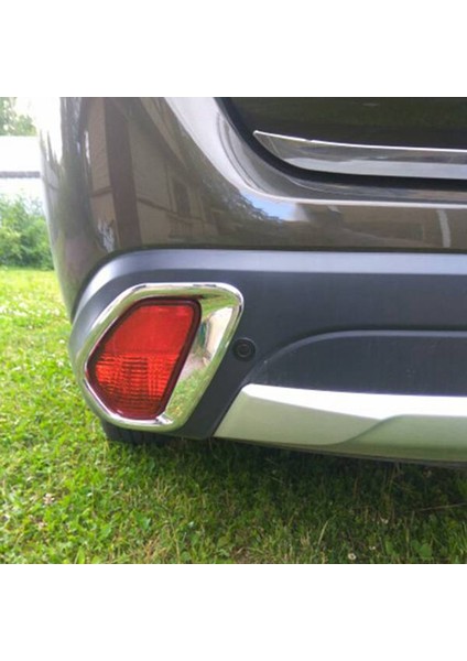 Abs Krom Ön ve Arka Sis Farları Kapak Trim Dekoratif Çerçeve Mitsubishi Outlander 2016-2020 Için (Yurt Dışından) indirimleri