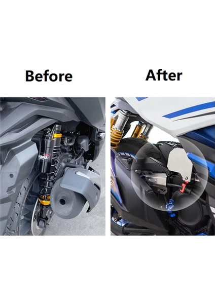 Honda Forza 350 FORZA350 Aksesuarları Arka Fren Pompası Sıvı Rezervuar Koruma Kapağı Kapağı Petrol Boru Hattı Koruyucu (Yurt Dışından)