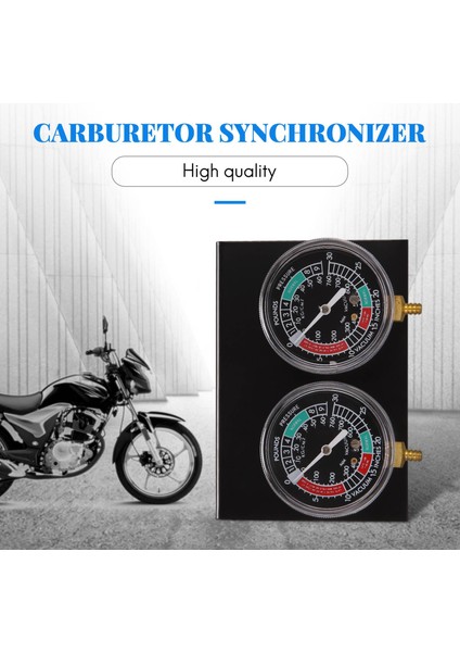 1 Takım Motosiklet Karbüratör Synchronizer Vakum Göstergeleri Aracı Carb Vakum Ölçer Dengeleyici Yamaha/honda/suzuki Siyah (Yurt Dışından)