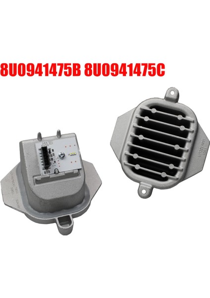 8U0941475B Sol Far Melek Gözler Modülü Kontrol Ünitesi Audi Q3 8u 12-18 Drl Gündüz Işık Kaynağı Isı Emici ile (Yurt Dışından)