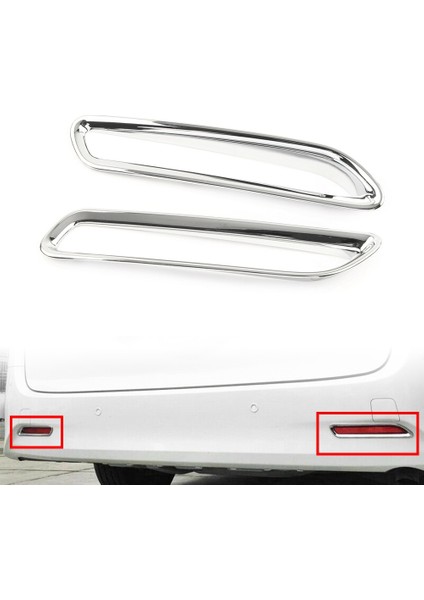 Toyota Alphard Vellfire 2016-2019 Için Krom Arka Tampon Reflektör Sis Aydınlatma Koruması Düzeltir (Yurt Dışından) fiyatları