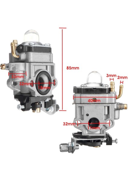 Motosiklet Carb Karbüratör 11MM 2 Zamanlı Karbüratör 43CC 47CC 49CC 50CC Scooter Atv Dirt Bike Çim Biçme Makinesi (Yurt Dışından) fiyatları