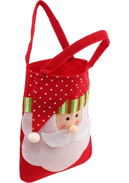 Noel Noel Baba Kar Dekorasyonu Noel Hediyesi Şeker Kesesi Çorap (Yurt Dışından)