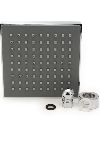 Yardımcı Aletler Xueqin Banyo Duş Püskürtücü 6 Inç Kare Abs Üst Sprey Paslanmaz Çelik Kalınlaştırılmış Basınçlı Dönebilen Yağış Duş Başlığı (Yurt Dışından)