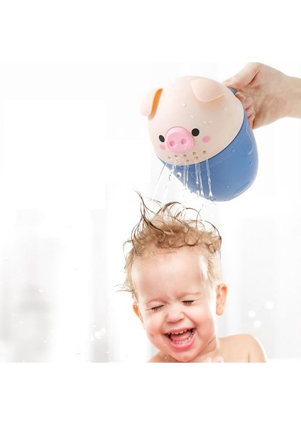 Çocuk Banyo Aracı Karikatür Bebek Banyo Kapakları Sevimli Yürümeye Başlayan Sham Fincan Çocuk Banyo Bebek Duş Ss Yıkama Saç Fincan (Yurt Dışından)
