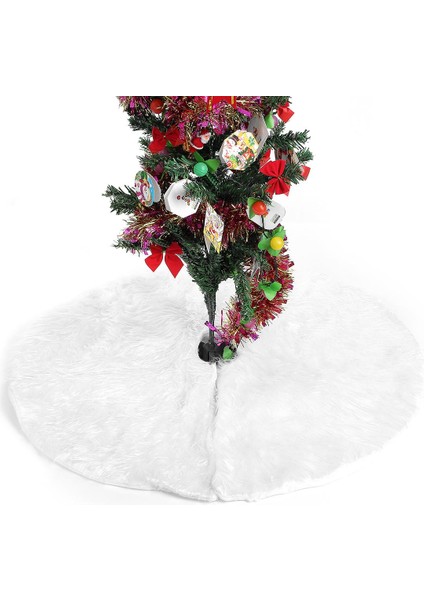 Beyaz Kar Tanesi Yılbaşı Ağacı Etek Alt Örtü Dekoru (Yurt Dışından) modelleri
