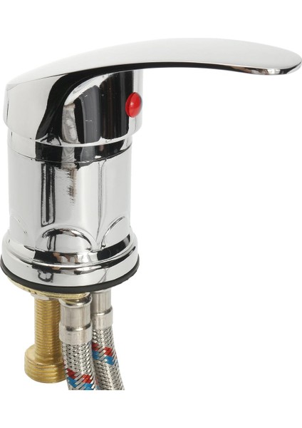 Yeni Dayanıklı Berber Güzellik Salonu Şampuan Kasesi Lavabo Sıcak ve Soğuk Musluk Püskürtme Hortumu (Yurt Dışından)