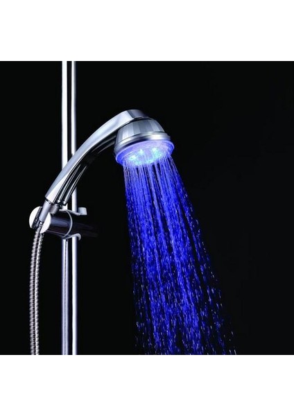 Banyo ve Yatak Takımları Romantik LED Işık Otomatik Sıcaklık Sensörü Banyo Duş Başlığı # Isı 3 Renk (Yurt Dışından) fırsatları
