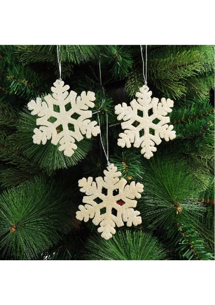 3 Adet Noel Kar Tanesi Asılı Kolye Noel Ağacı Noel Partisi Dekorasyon Süsler (Yurt Dışından) fiyatları