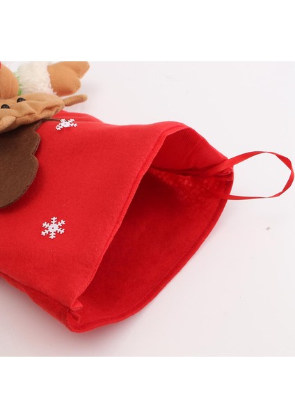 Yeni Yıl Vintage Noel Çorabı Kar Çantası Hediye Çorap Süslü Çorap (Yurt Dışından) modelleri