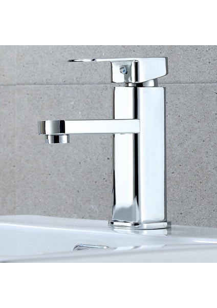 Tek Kulplu Mutfak Banyo Havzası Lavabo Sıcak ve Soğuk Su Karışım Musluklar Lavabo Musluğu, Lavabo Musluğu (Yurt Dışından) fırsatları