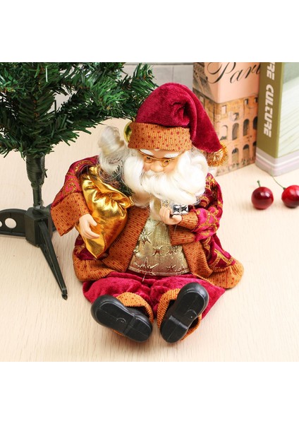 Noel Noel Oturan Noel Baba Heykelcik Ev Süs Dekor Hediye (Null) (Yurt Dışından) modelleri