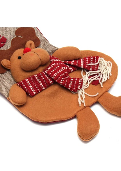 Kişiselleştirilmiş Nakış Noel Noel Baba Kar Şekeri Çorap Hediye (Yurt Dışından) fiyatları