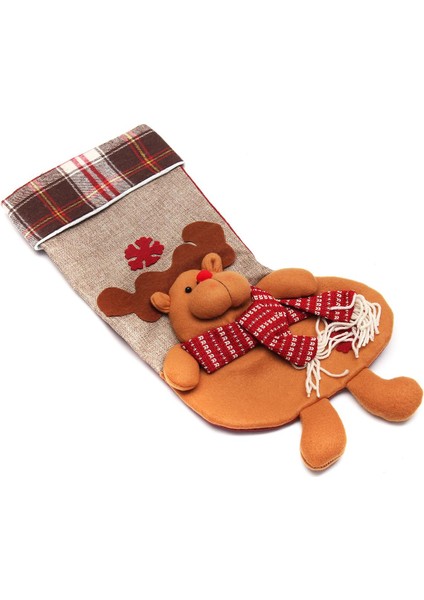 Kişiselleştirilmiş Nakış Noel Noel Baba Kar Şekeri Çorap Hediye (Yurt Dışından) fırsatları