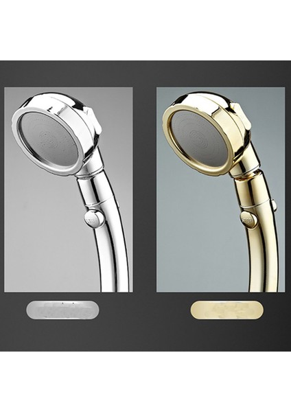 Ma Taşınabilir Boyut 3 Dişliler El Ev Basınçlı Duş Başlığı Abs Duş Başlığı (Yurt Dışından) indirimleri