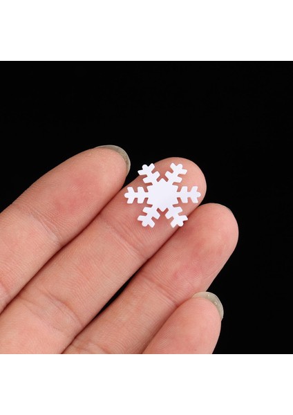 300 Adet Plastik Beyaz Noel Kardan Adam Kar Taneleri Dağılım Masa Konfeti Dekor (Null) (Yurt Dışından) fiyatları