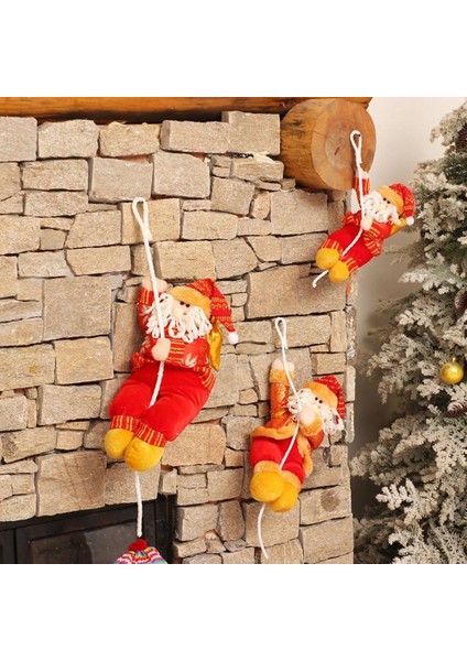 Noel Süsleri Noel Baba Tırmanma Ipi Bebek Dekorasyon Kolye (Yurt Dışından) fiyatları