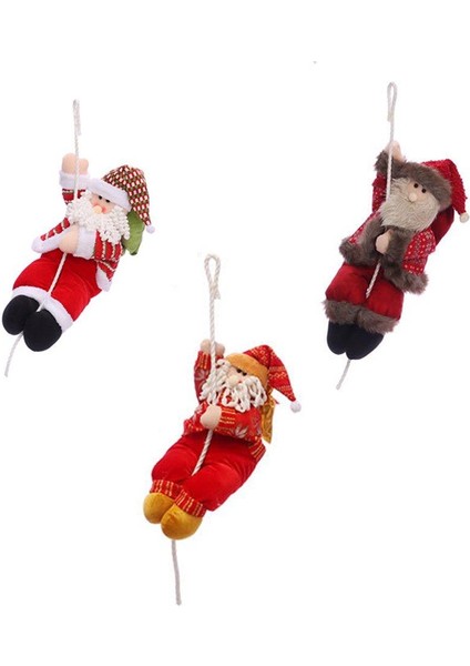 Noel Süsleri Noel Baba Tırmanma Ipi Bebek Dekorasyon Kolye (Yurt Dışından) fırsatları