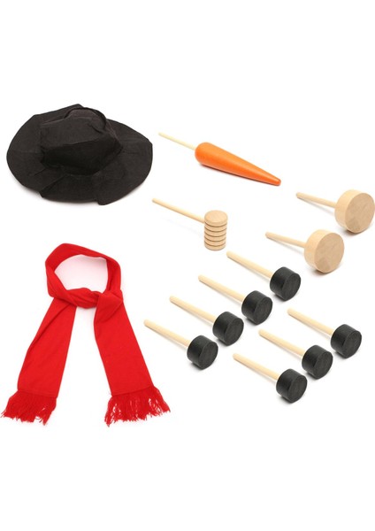 15 Adet Noel Noel Kardan Adam Giydirme Dekorasyon Yapı Seti Hediye Çocuklar (Yurt Dışından) fiyatları