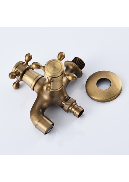 Çift Çapraz Saplı Duvara Monte Çamaşır Makinesi Muslukları Antik Pirinç Paspas Havuz Muslukları (Yurt Dışından) modelleri
