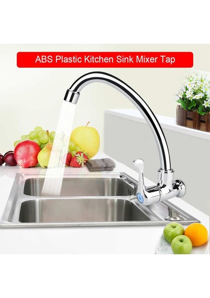 Abs Plastik Tek Kolu Mikser Musluk Suyu Musluk Mutfak Lavabo Banyo Havzası Kullanımı Için (Yurt Dışından) fiyatları