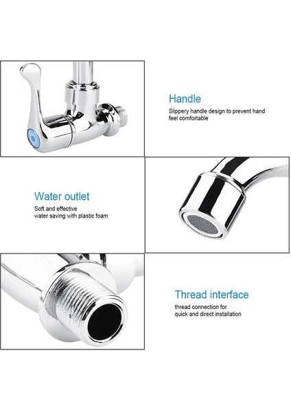 Abs Plastik Tek Kolu Mikser Musluk Suyu Musluk Mutfak Lavabo Banyo Havzası Kullanımı Için (Yurt Dışından) indirimleri