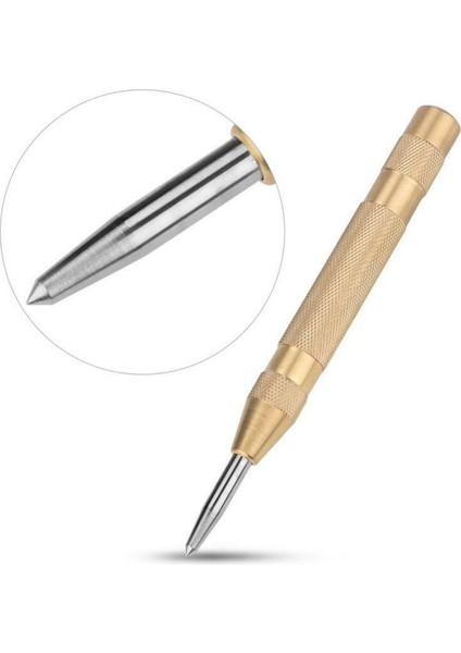 2 Adet Avy Görev Otomatik Merkezi Pin Nch Spg Yüklü Metal Ahşap Pres Dent Işaretleme Başlangıç Delikleri Aracı (Yurt Dışından) indirimleri