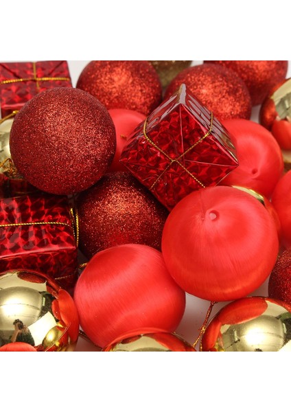 24 Adet Glitter Noel Kutusu Baubles Noel Ağacı Asılı Süsleme Noel Dekor (Yurt Dışından) modelleri