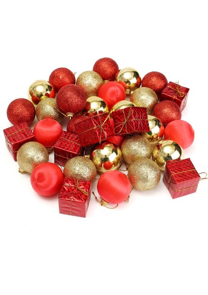 24 Adet Glitter Noel Kutusu Baubles Noel Ağacı Asılı Süsleme Noel Dekor (Yurt Dışından) fırsatları