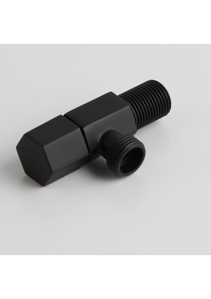 Açılı Vana Banyo Aksesuarları Siyah Yüzey Bakır Altıgen Vana Banyo Tuvalet Su Isıtıcı Mutfak Musluk Sıcak ve Soğuk Üçgen Vana (Yurt Dışından) modelleri