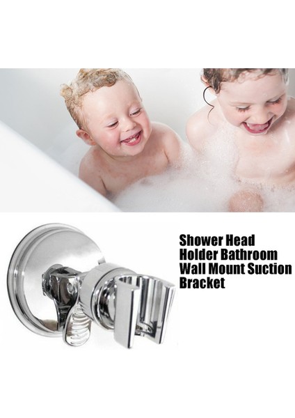 Duş Başlığı Tutucu Banyo Duvara Montaj Emme Braketi - Gümüş (Yurt Dışından) modelleri