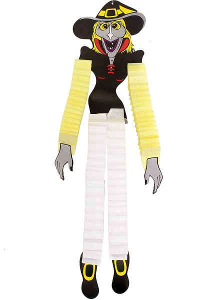 Cadılar Bayramı Asılı Cadı Kağıt Parti Dekorasyon Kolye Dekor Püskül Yeni (Null) (Yurt Dışından)