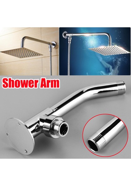 Küresel Koleksiyon --- 13.2cm Duvara Monte Duş Uzatma Kolu Borusu Yağmur Duş Başlığı Için Alt Giriş (Yurt Dışından) fiyatları