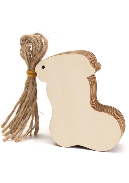 10 Adet Ahşap Mdf Noel Çorapları El Sanatları Şekilleri 3mm Hediye Etiketleri/süslemeler (Yurt Dışından) modelleri