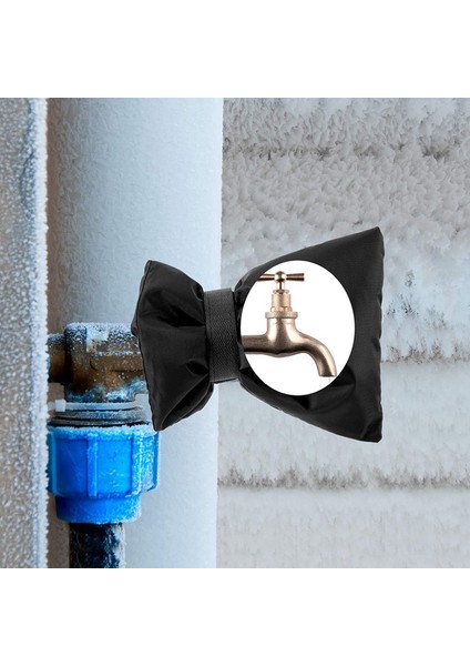 Kış Musluk Kapağı Bahçe Koruyucu Kapak Yağmur Geçirmez Antifriz Patlama Bahçe Hortum Önlüğü Su Geçirmez Koruyucu Çanta (Yurt Dışından) fırsatları