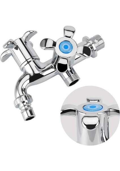 Abs Plastik Çamaşır Makinesi Musluk Lavabo Havzası Su Apliği, Çift Borulu ve Saplı G1/2 (Yurt Dışından) fırsatları