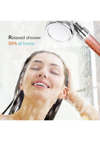 Handld Negatif Iyon Spa Duş Başlığı Filtrelenebilir Meme Şeffaf Banyo Duşu (Yurt Dışından) fırsatları