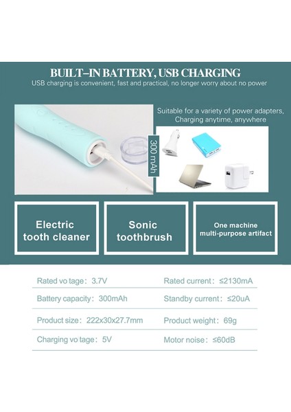 Elektrikli Diş Ölçekleyici Diş Taşı Sökücü Wening Diş Instent Yıkama Cihazı Mavi (Yurt Dışından) indirimleri