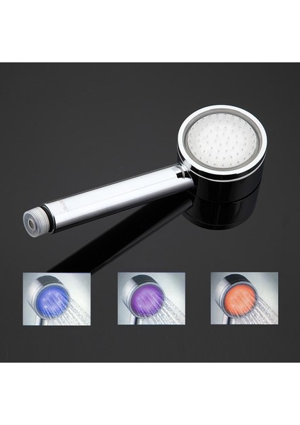 Gappo Renkli LED Duş Başlığı Banyo Aksesuarları Sıcaklık Sensörü (Yurt Dışından)